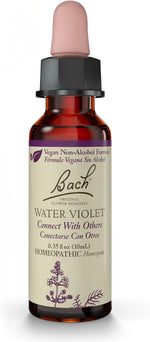 Bach Original Flower Remedies, Water Violet (Non-Alcohol Formula) - Connect with Others - Natural Homeopathic Flower Essence for Emotional Balance - Vegan, Gluten Free, Sugar Free - 10mL Dropper - Image 1