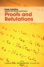 Imre Lakatos Proofs And Refutations Paperback Front Cover View