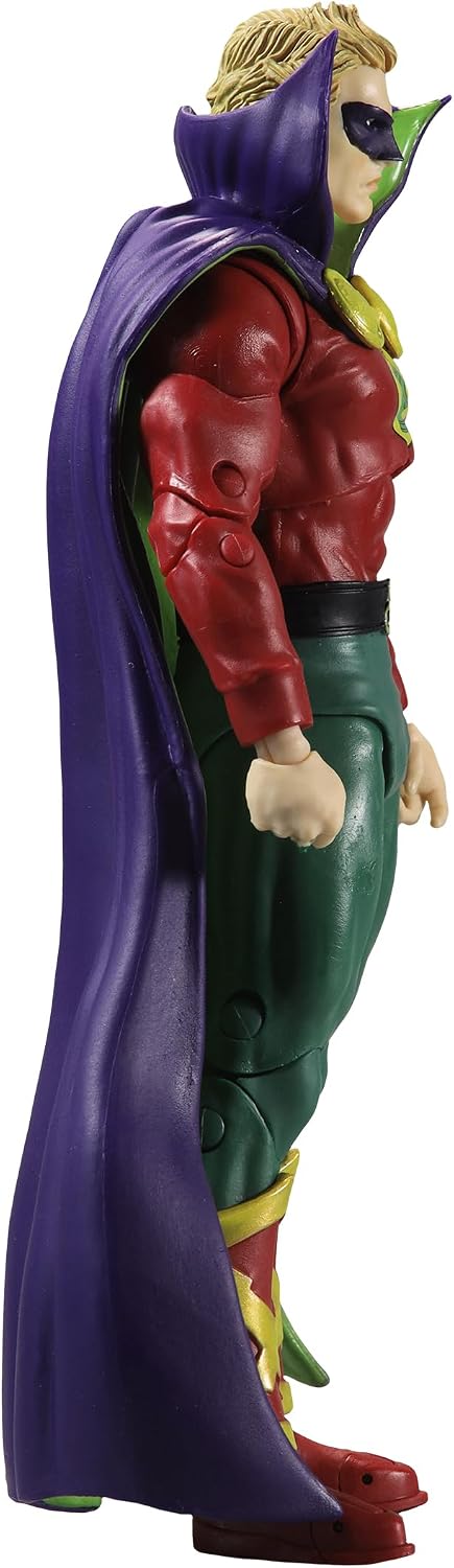 Green Lantern Alan Scott action figure collectible art card and stand