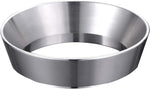 Joytata espresso dosing ring lifestyle use on coffee machine