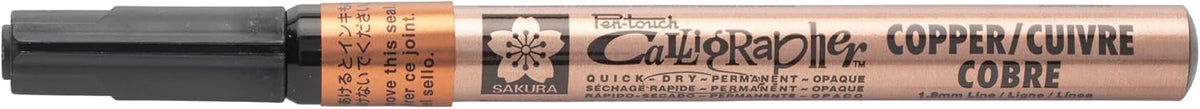 Sakura copper calligrapher marker tip close up
