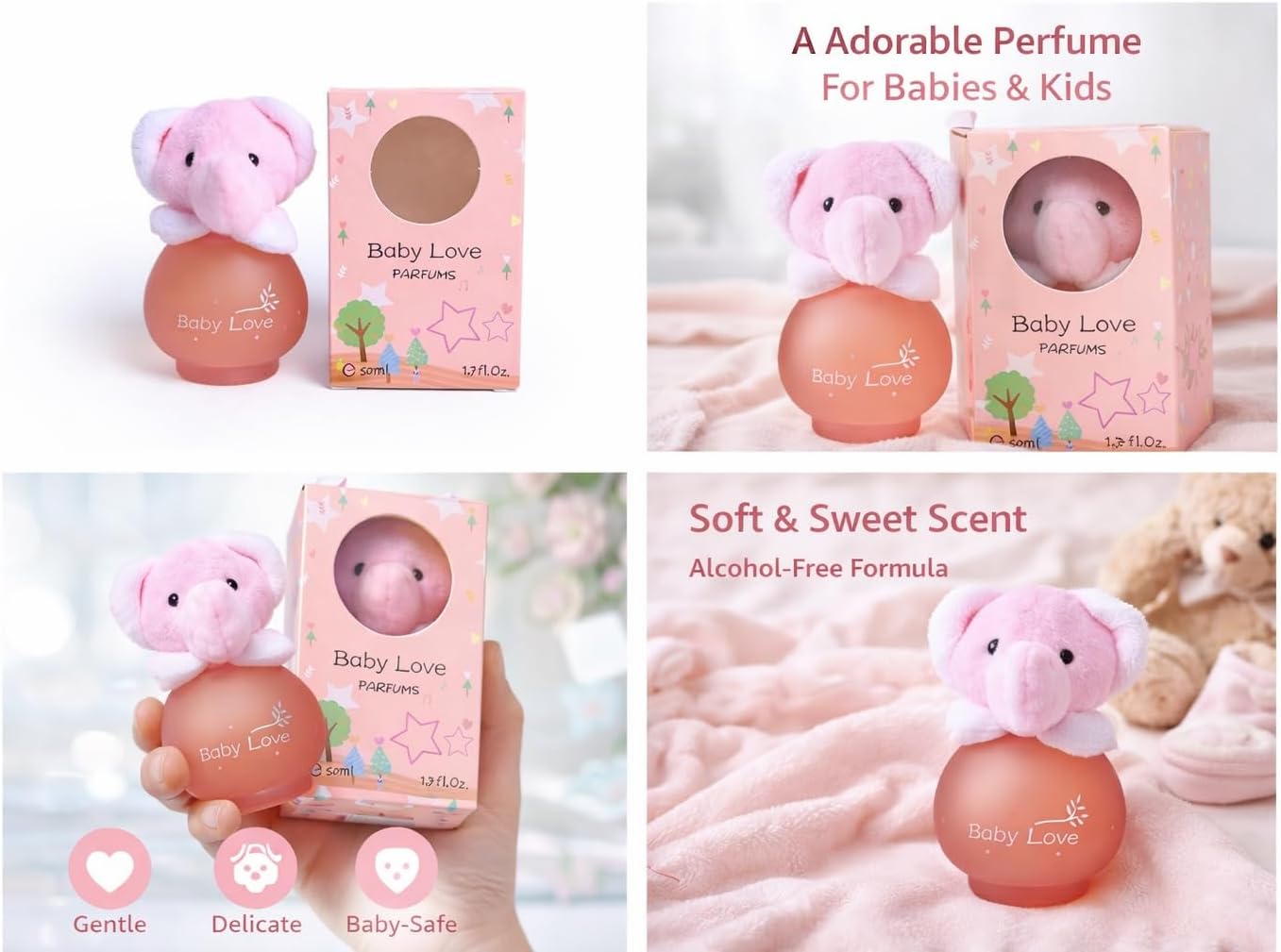 Baby Love Sweet Perfume Children's Fragrance 50ml Pack of 1 - Image 1