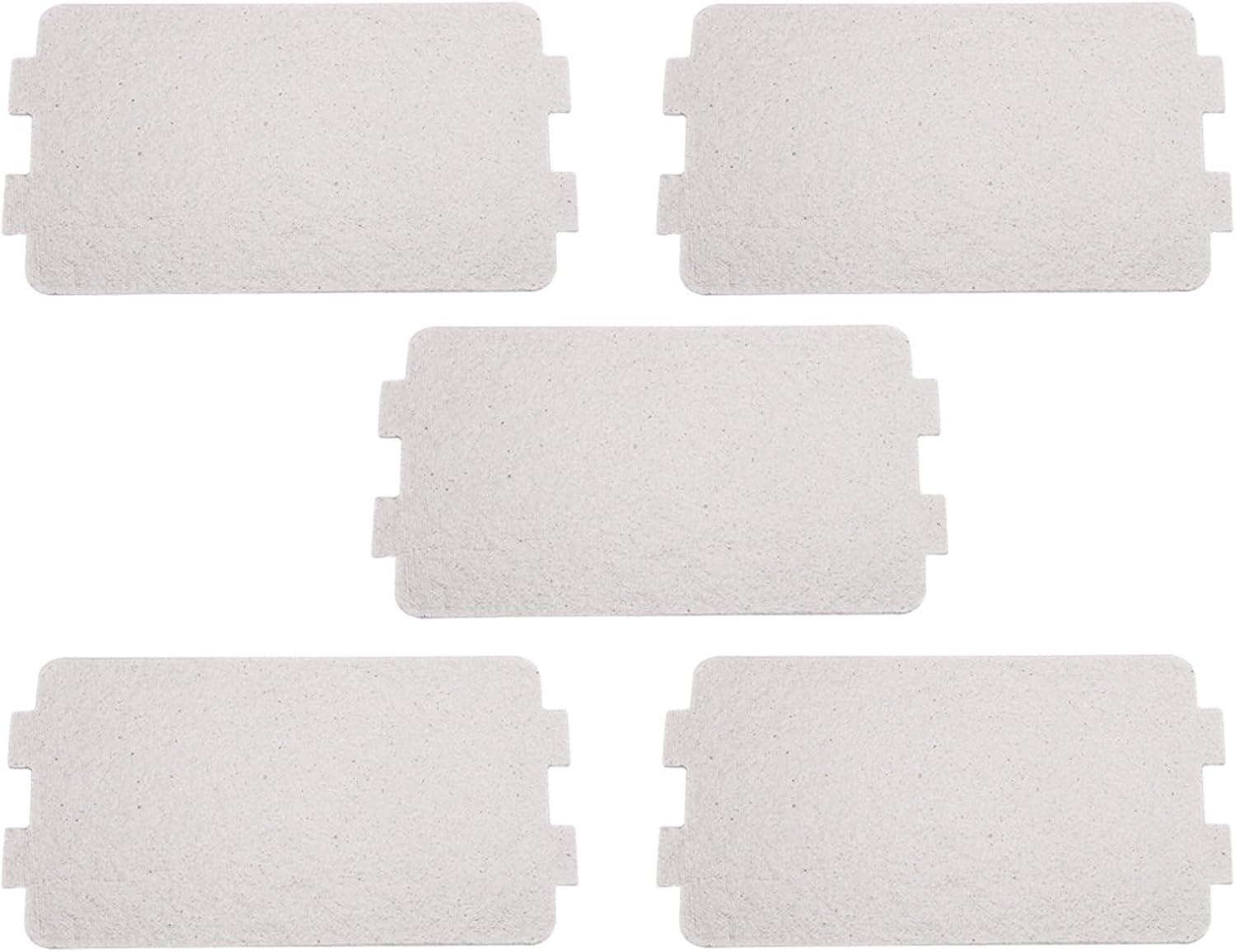Garosa Microwave Mica Plate Waveguide Cover Replacement Kit, 5 Pieces, 4.6 x 2.5 Inch Heat Resistant Mica Sheets, Cuttable Waveguide Cover Compatible with Major Brands - Image 1