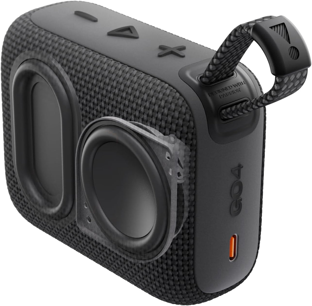 JBL Go 4 - Ultra-Portable, Waterproof and Dustproof Bluetooth Speaker, Big JBL Pro Sound with Punchy bass, 7-Hour Built-in Battery, Made in Part with Recycled Materials (White) - Image 2