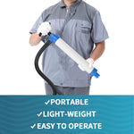 Turmaster lightweight boating accessory packaged with reversible hose components