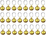 SKYPIA Round Dog Bells Dog Charm Bells Pet Pendant, 3 PCS Anti-Lost Training Bells for Collars, Suitable for Pet Pendant Accessories 1/2-Inch Gold - Image 9