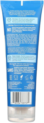 Desert Essence Unscented Body Wash texture and application preview