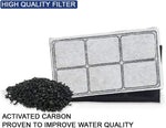Goldtone 6-chamber pet fountain filter packaging