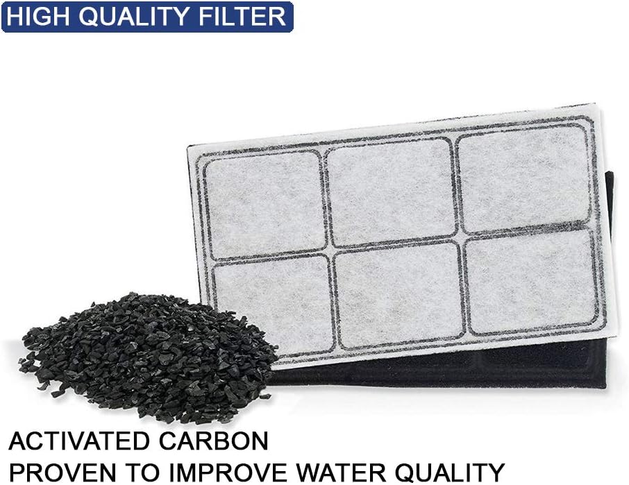 Goldtone 6-chamber pet fountain filter packaging