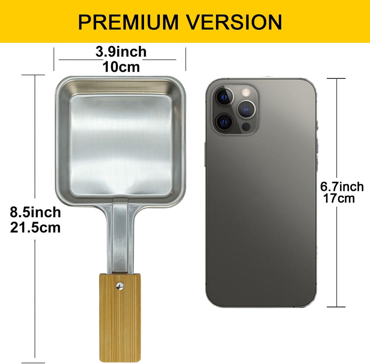 Kosmosta 4-piece raclette replacement pan layout