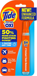 Tide To Go Oxi Instant Stain Remover Pen front view packaging