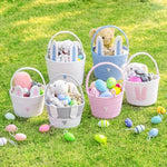 CubesLand eco friendly cotton rope storage baskets folded flat to demonstrate easy storage capability.