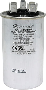 50/5 uF 50+5 MFD 370V/440V Dual Run Start Round AC Capacitor for 50 5 uF 370/440 Volt VAC Air Conditioner Capacitor for AC Unit Fan Motor Start, Heat Pump, Condenser Straight Cool - Image 10
