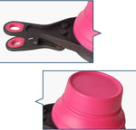 Acronde 3-in-1 pet food scoop set in two different sizes