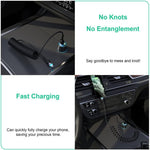Mtakyi iPhone charging cable LED light detail