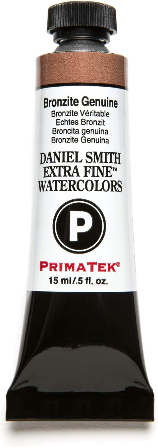 Daniel Smith Bronzite Genuine watercolor tube front view