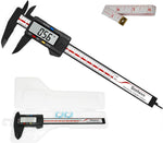 Simhevn electronic digital caliper front view with LCD screen
