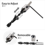 NACX chamfer drill bits three point tip detail