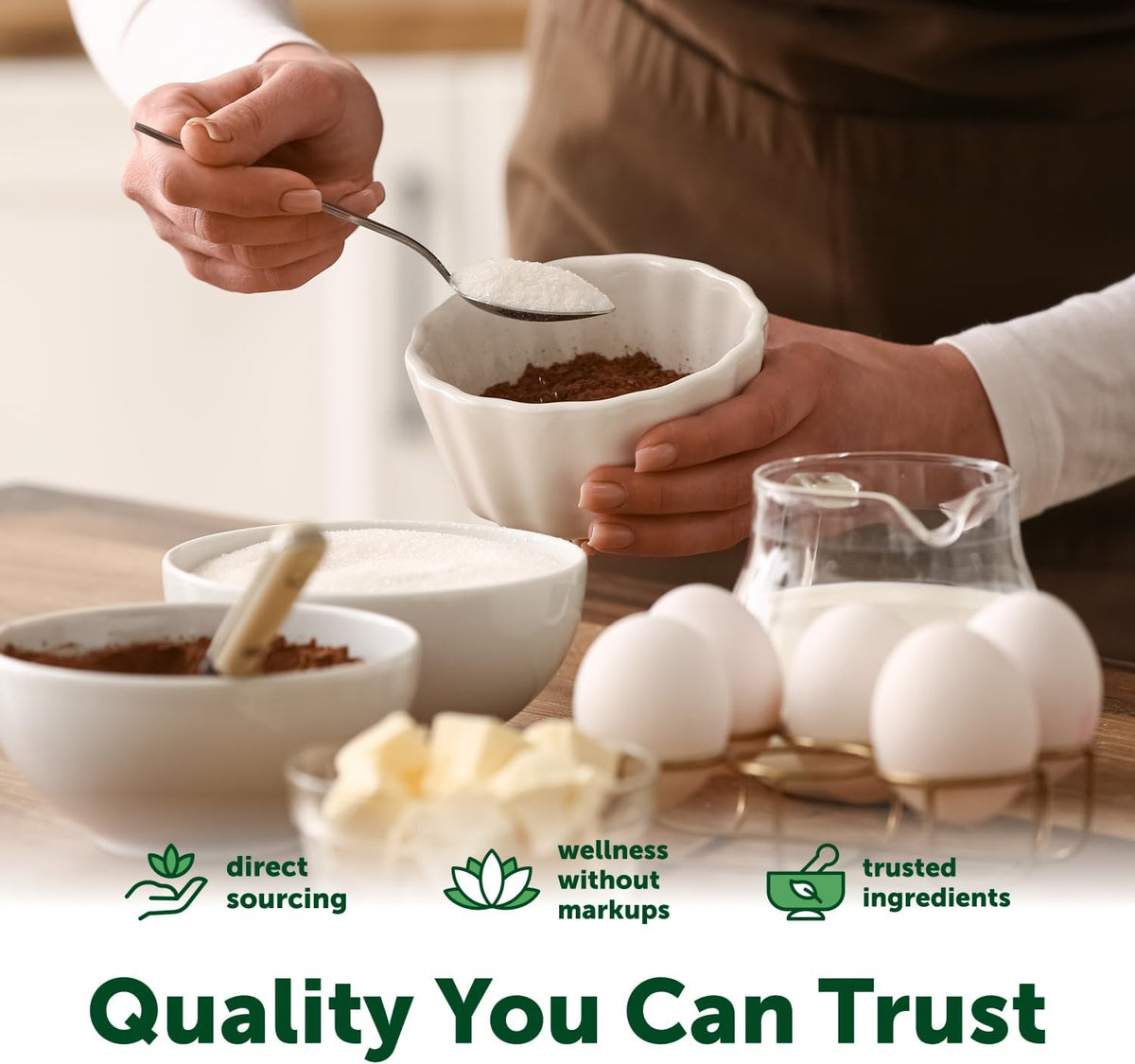 Micro Ingredients Allulose Sweetener side profile of the bag