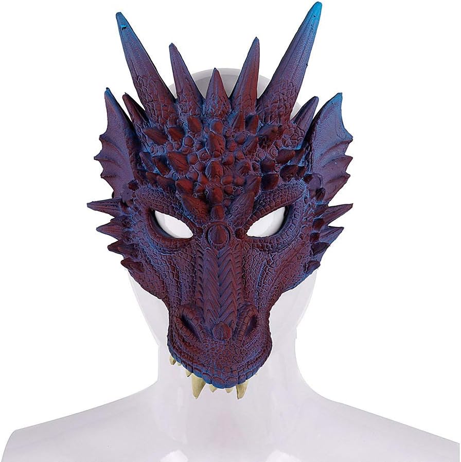 Himine Cosplay Mask Dragon's Head Mask for Festival Party Halloween - Image 13