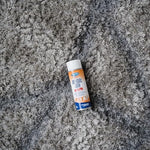 Sprayway static cling remover can displaying directions and warning labels