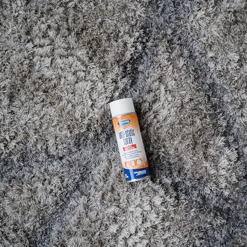 Sprayway static cling remover can displaying directions and warning labels