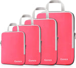 Gonex Compression Packing Cubes, 4-Piece Expandable Travel Organizers | Double-Zip Compression, Space-Saving Design, Ripstop Fabric, Carry-On & Backpack Friendly, Family & Business Travel - Image 15