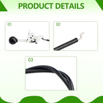 Donfon lawn mower throttle cable packaging and contents