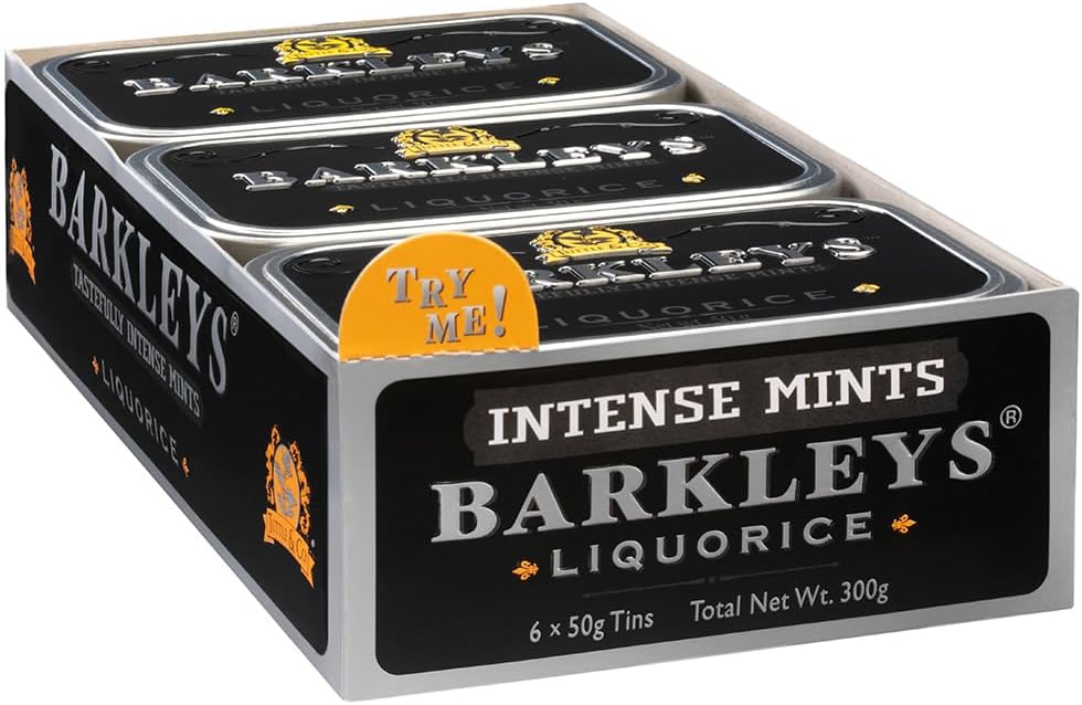 Barkleys Liquorice Breath Mints - Strong Licorice Flavored Cool Mint Candy For Party, After Dinner, Wedding, Every Day Use - Vegan Breath Mints In Reusable Classic Travel Tins, 1 Pack - 50 Count Each - Image 9