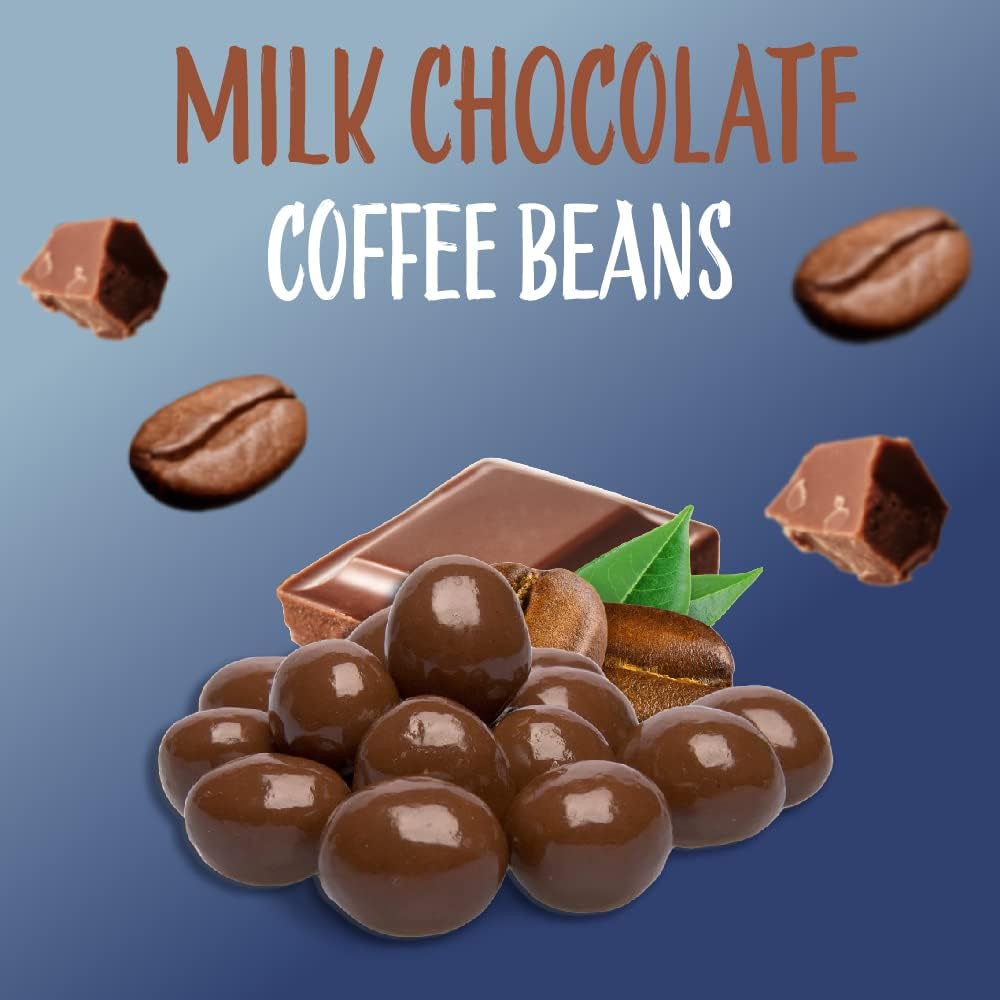 Two pound bulk pack of imported USA chocolate covered roasted coffee beans