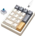 Kisnt KN17 Mechanical Numpad for Excel Financial Data Entry | Wired 17 Keys Hot Swappable, PBT Keycaps with White Backlit, Shortcut Input Device for Laptops PC Compact Keyboards - Image 10