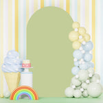 7.2 ft Spandex Arch Cover Beige Arch Cover Balloon Arch Stand Covers Chiara Arch Wall Backdrop Double Sided Arch Backdrop Cover for Balloon Wedding Arch Cover Ceremony - Image 12
