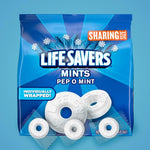 Imported Life Savers sharing size blue package nutrition facts