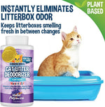 Eco friendly cat litter freshener powder for multi cat homes