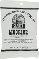 Claeys 6 ounce bag on a white background
