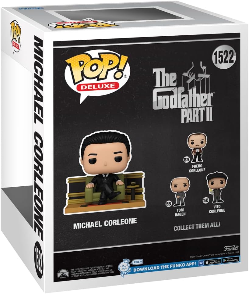 Funko Pop Deluxe Michael Corleone figure side angle display