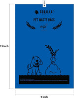 Gorilla Supply one thousand count pet waste packaging for conscious pet owners.