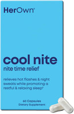 Her Own Cool Nite 60 Count front view bottle
