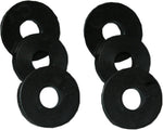 Side profile of beveled faucet stem repair washer