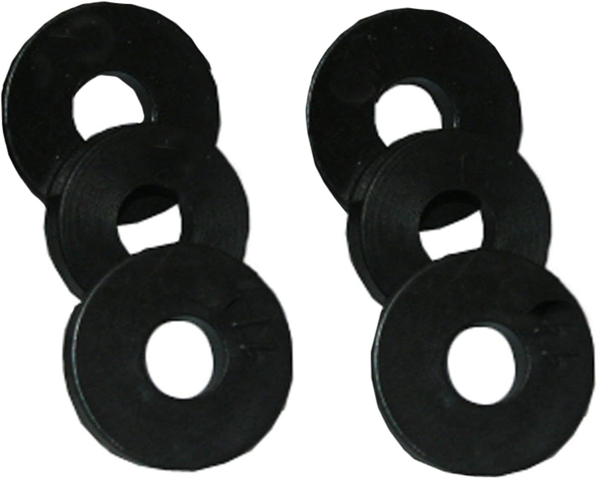 Side profile of beveled faucet stem repair washer