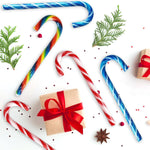 Premium holiday candy cane gift set packaging ideal for family gatherings and festive sharing.