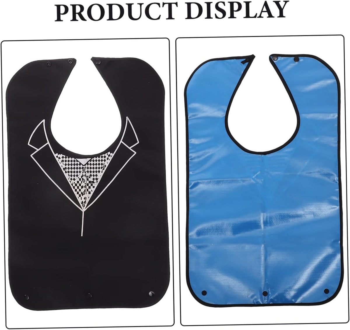 Healifty 3pcs Adult Bibs for Seniors Multi-use Eating Bibs for Elderly Dining and Easy to Wash for Festivals - Image 9