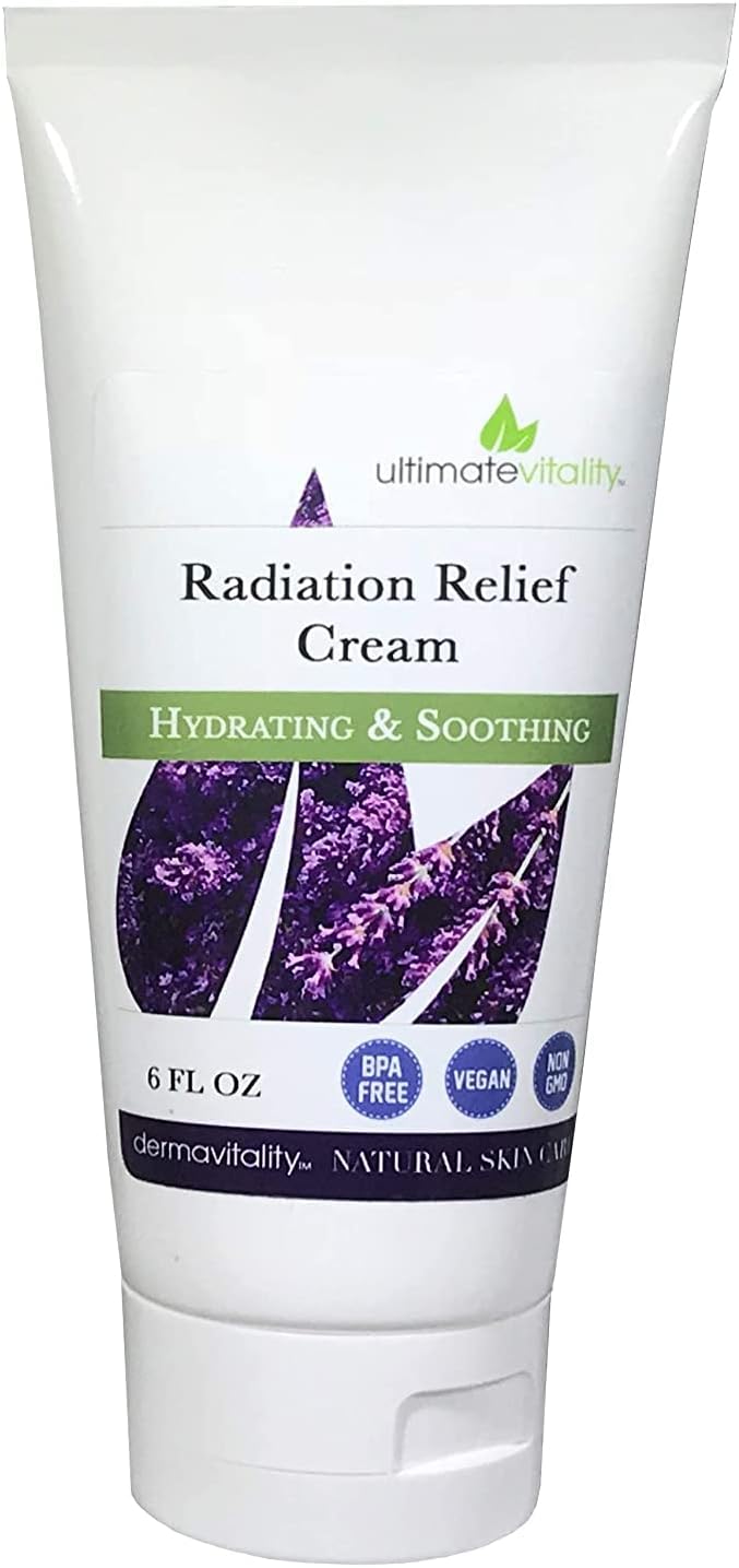 UltimateVitality radiation burn relief cream front view jar packaging
