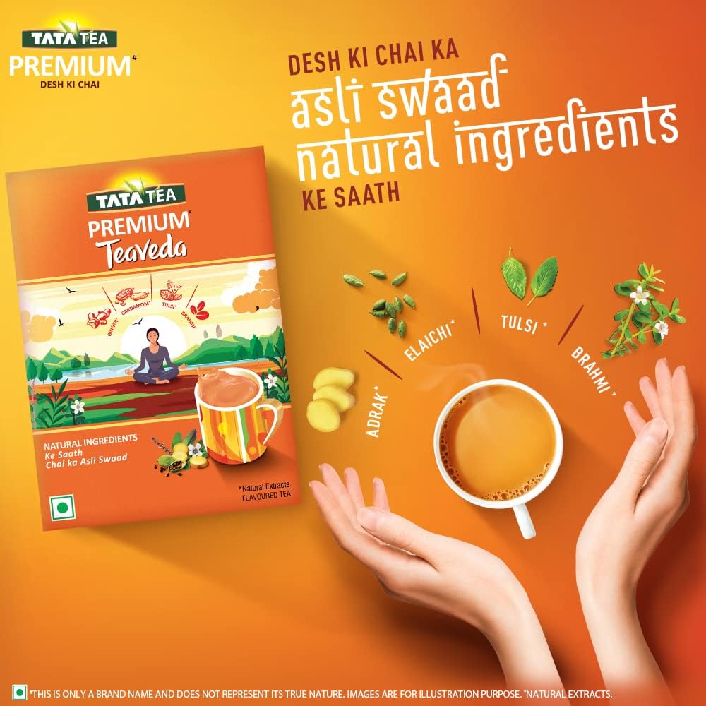 Tata Tea Premium Teaveda 250 gram pack shot