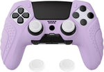 PlayVital Guardian Edition Anti-Slip Ergonomic Silicone Cover Case for ps5 Edge Controller, Soft Rubber Protector Skin for ps5 Edge Wireless Controller with Thumb Grip Caps - Blue & Black - Image 15