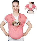 Supet Dog Sling Carrier for Small Pets, Hands Free Cat Sling, Reducing Back Neck Pain Anti-Anxiety Puppy Front, Adjustable Soft Dog Carrying (Grey, Regular 0-9 Lbs) - Image 10