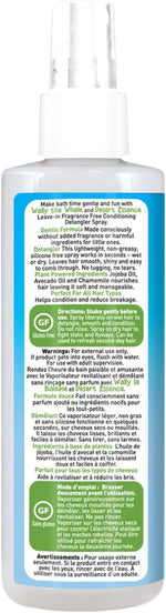 Desert Essence Kids Detangler key ingredients graphic showcase