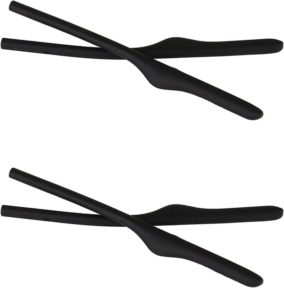 Soft silicone temple sleeve dimensions and 66mm length detail