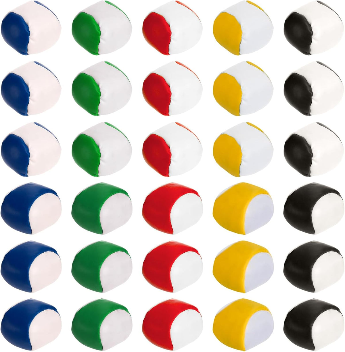 Cedilis 30 pack juggling balls set front view