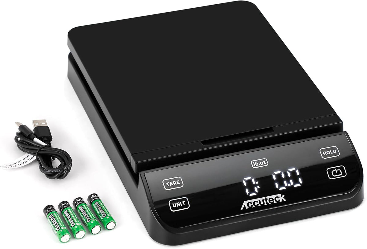 Accuteck high accuracy scale platform and power port details